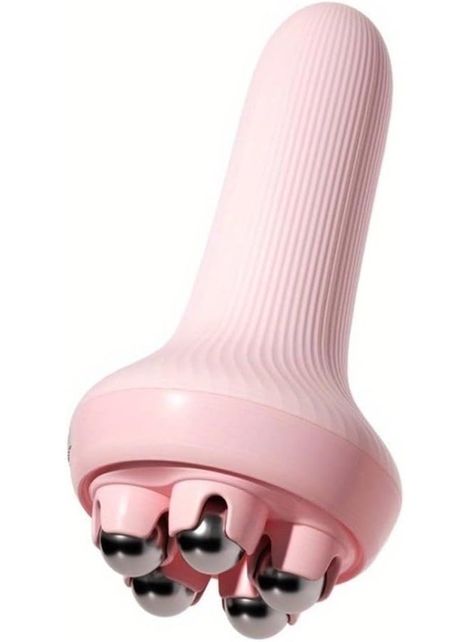 360° Roller Handheld Massager for Muscle Pain Relief and Swelling Reduction - Portable Massager for Body, Neck, Back, and Legs - Ergonomic Design Compatible with Essential Oils - Image 1